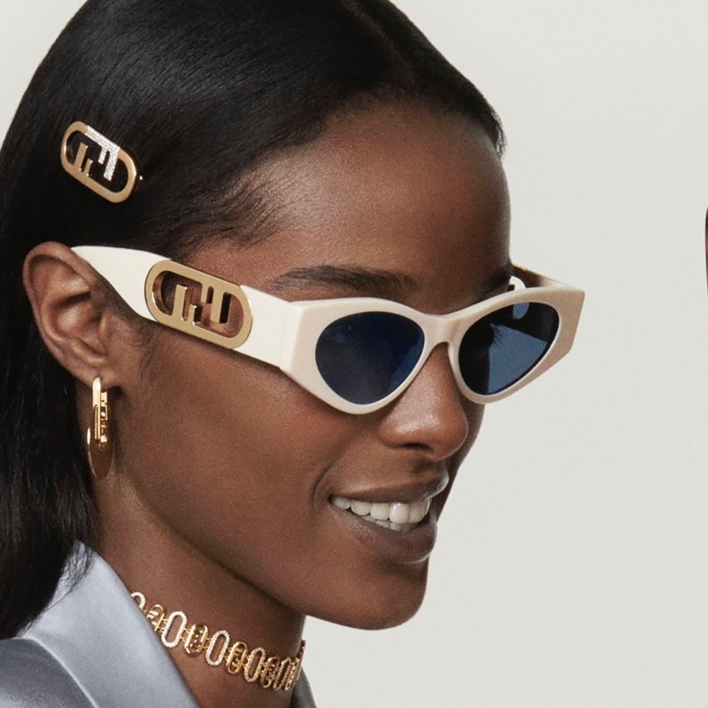 Fendi O’Lock Cat Eye Sunglasses